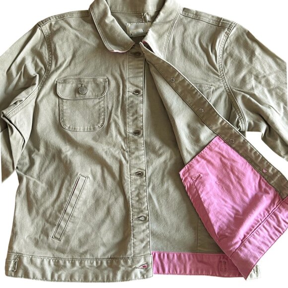 Vintage Y2K Beige Jacket With Pink Trim ALT ASO Hermione Granger - Picture 5 of 8